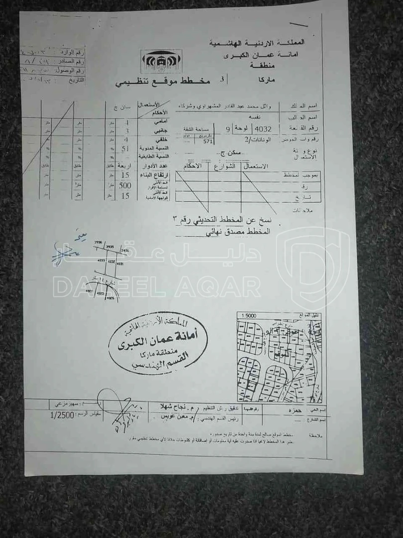 مبنى في ماركا الشمالية حي الونانات  - 16,000 دأ - صورة 1