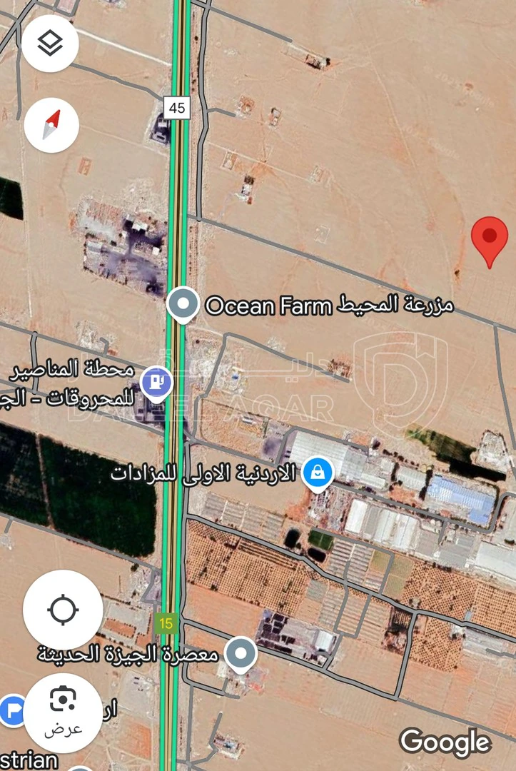 أرض في الجيزة بعد جسر المطار مقابل محطة جوبترول - 28,000 دأ - صورة 1