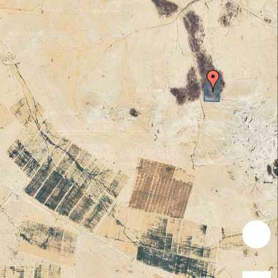 أرض في ارض للبيع  ١٠دونم طريق المطار الخريم قرب الخدمات  - 10,000 دأ - صورة 1