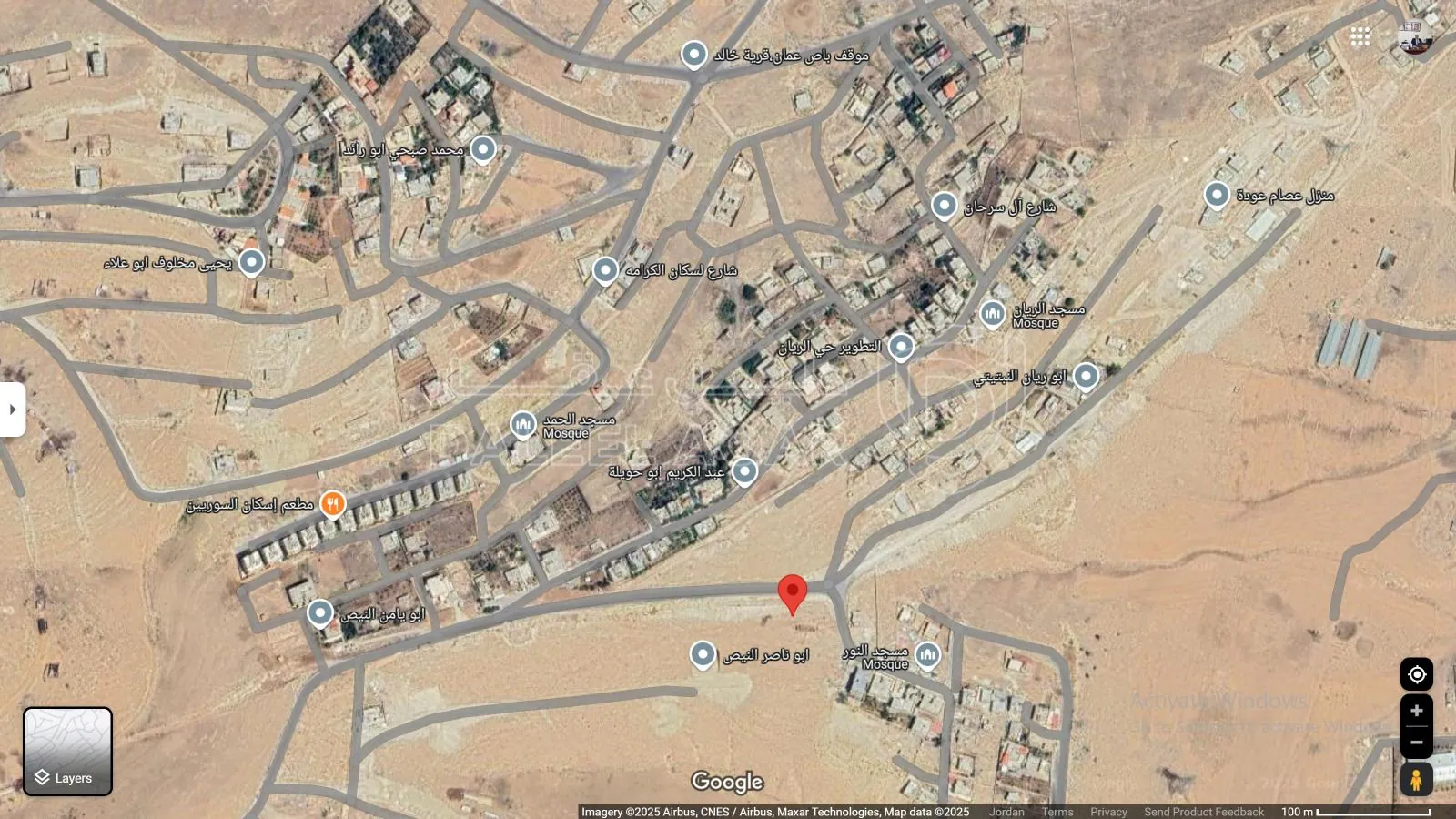 أرض في الزرقاء – عطل الرصيفة - حوض المسفر - 25,000 دأ - صورة 1