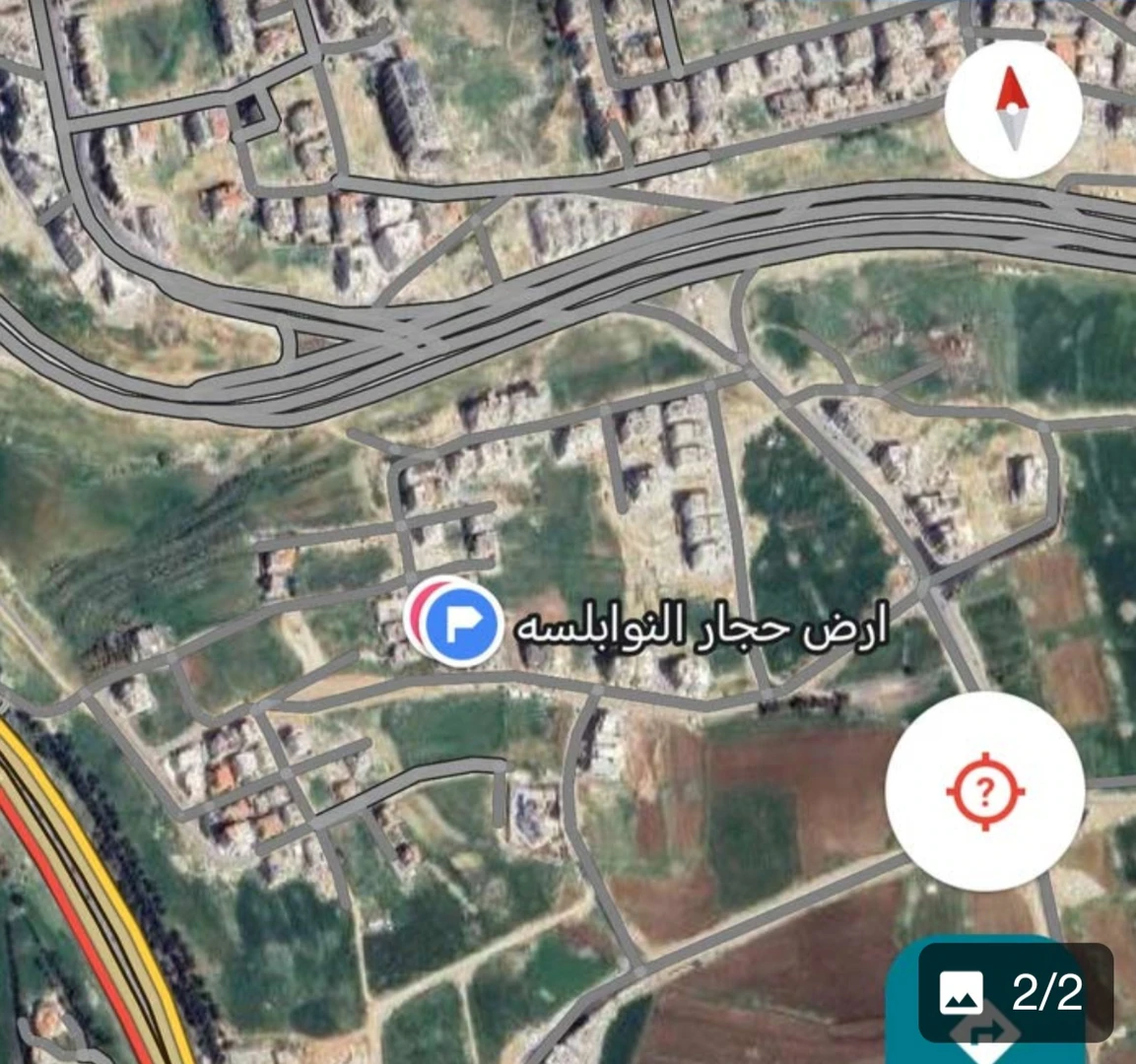 أرض في حجار النوابلسه مقابل دير غبار وقرب شارع المطار  - 235,000 دأ - صورة 1