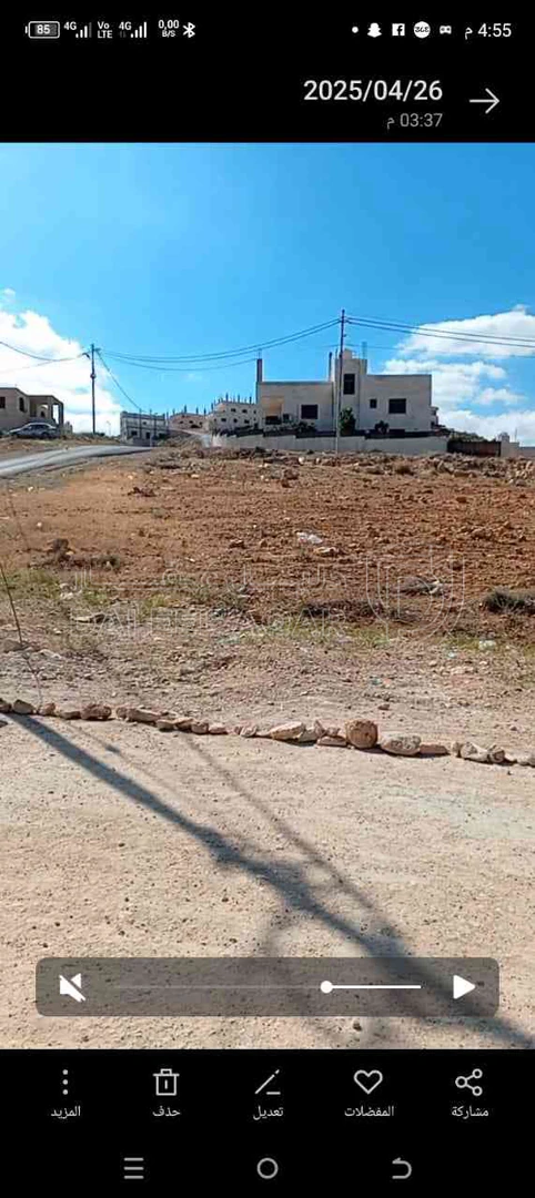 أرض في جريبا - 25,000 دأ - صورة 1
