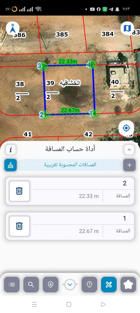أرض في ارض للبيع بسعر مغري عمان خشافية الدبايبة - 22,000 دأ - صورة 1