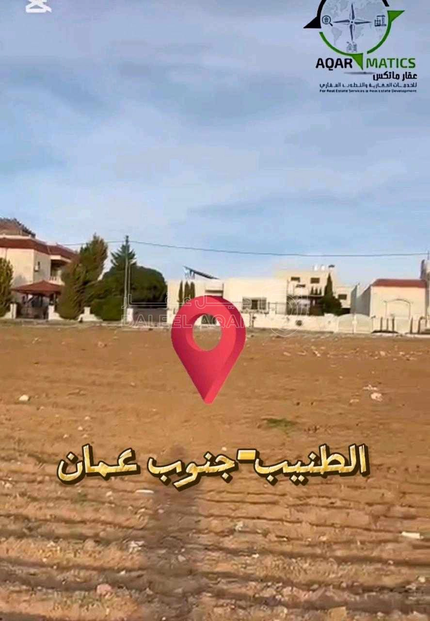 أرض في جنوب عمان قرية الطنيب - 86,000 دأ - صورة 1