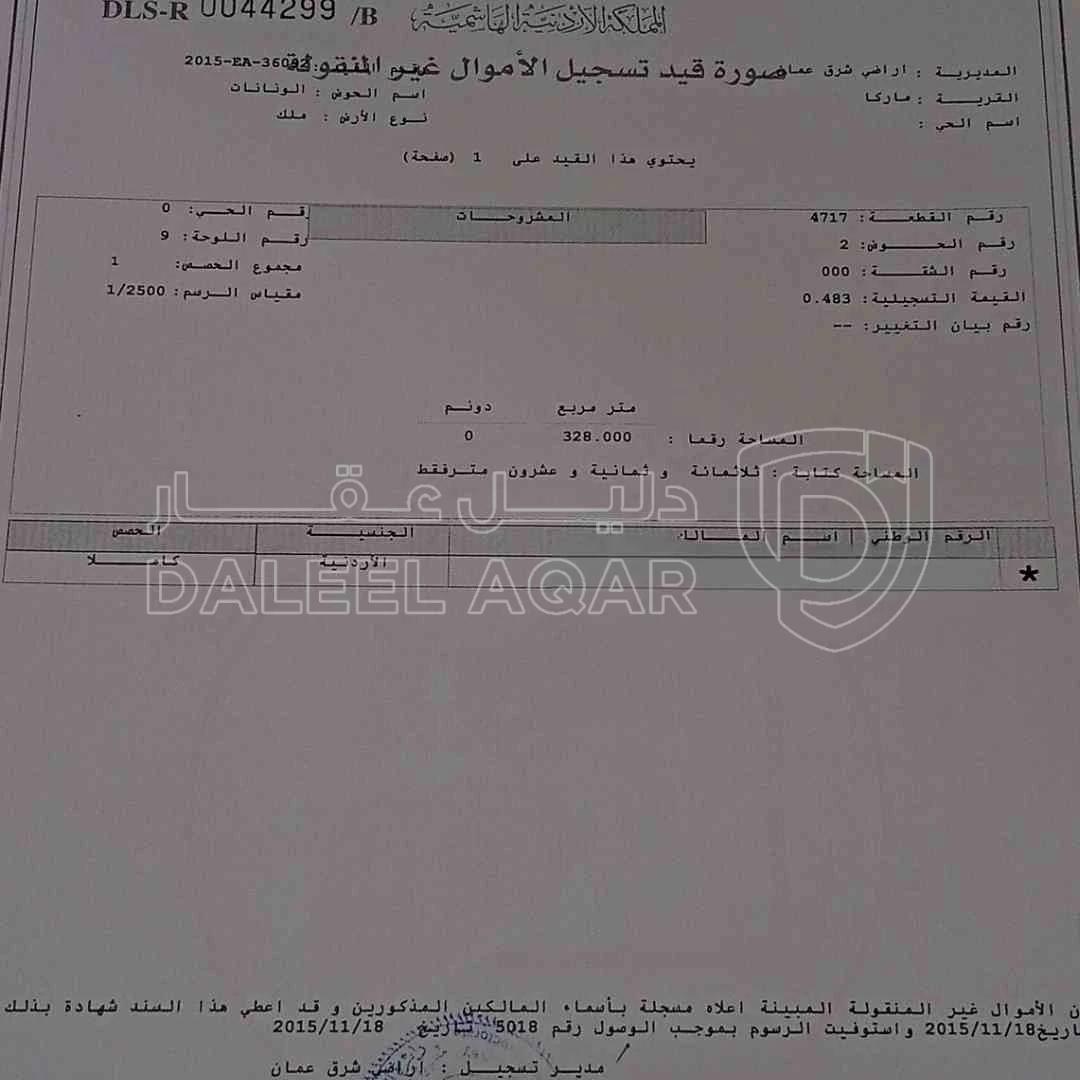 فيلا/منزل في بيت مستقل من طابقين كاملين على شارعين في منطقة الونانات ماركا مطل  - 60,000 دأ - صورة 1