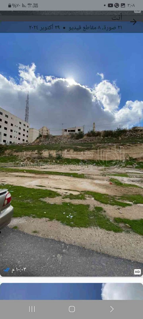 أرض في جبل النصر. حي عدن  بالقرب من مسجد اسماء بنت أبي بكر - 43,000 دأ - صورة 1