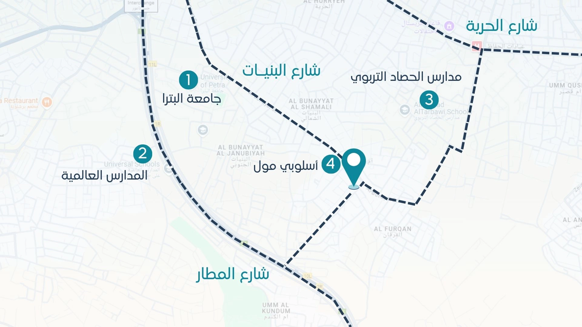 أرض في البنيات بالقرب من شارع البنيات - 147,000 دأ - صورة 1