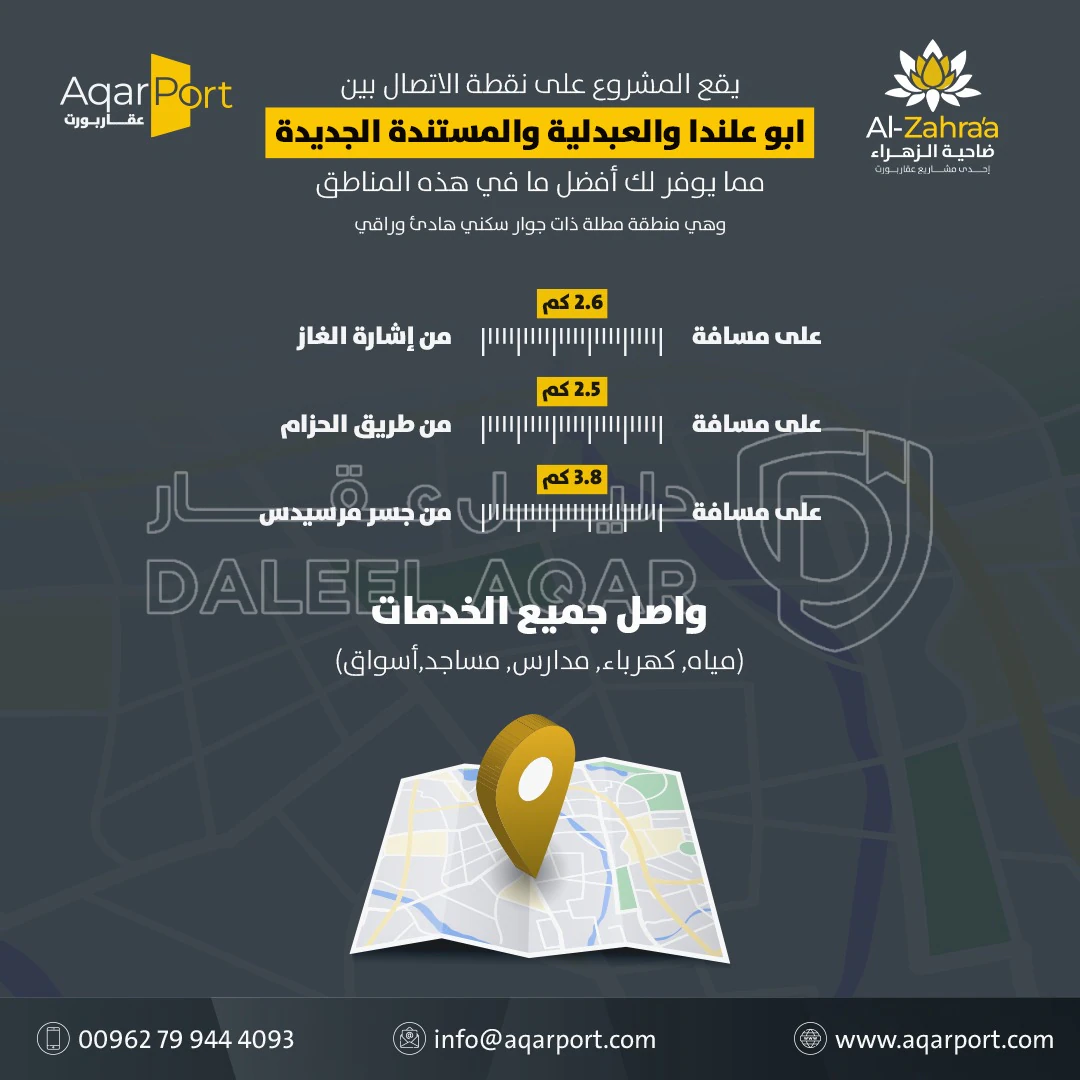أرض في أرض سكنية بالمستندة الجديدة- 2.5 كم عن اشارة الغاز - 29,000 دأ - صورة 1