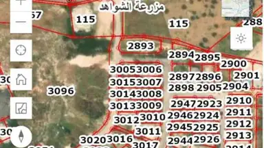 أرض - نمرة سكنية للبيع اسكان التطوير الحضري مطلة وعلى شارعين شرق البركتين وواصل كافة الخدمات - 24000 دأ