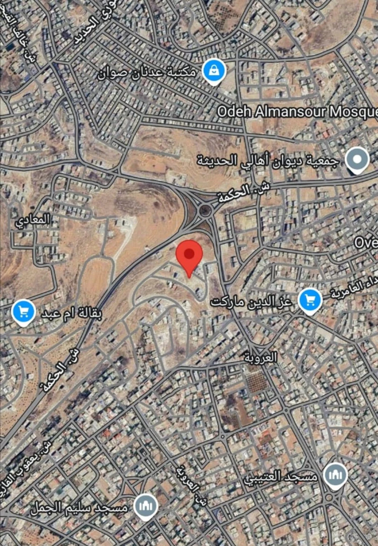 أرض في ابو علندا قرب دوار البنزين وقرب إسكان الكهرباء - 55,000 دأ - صورة 1