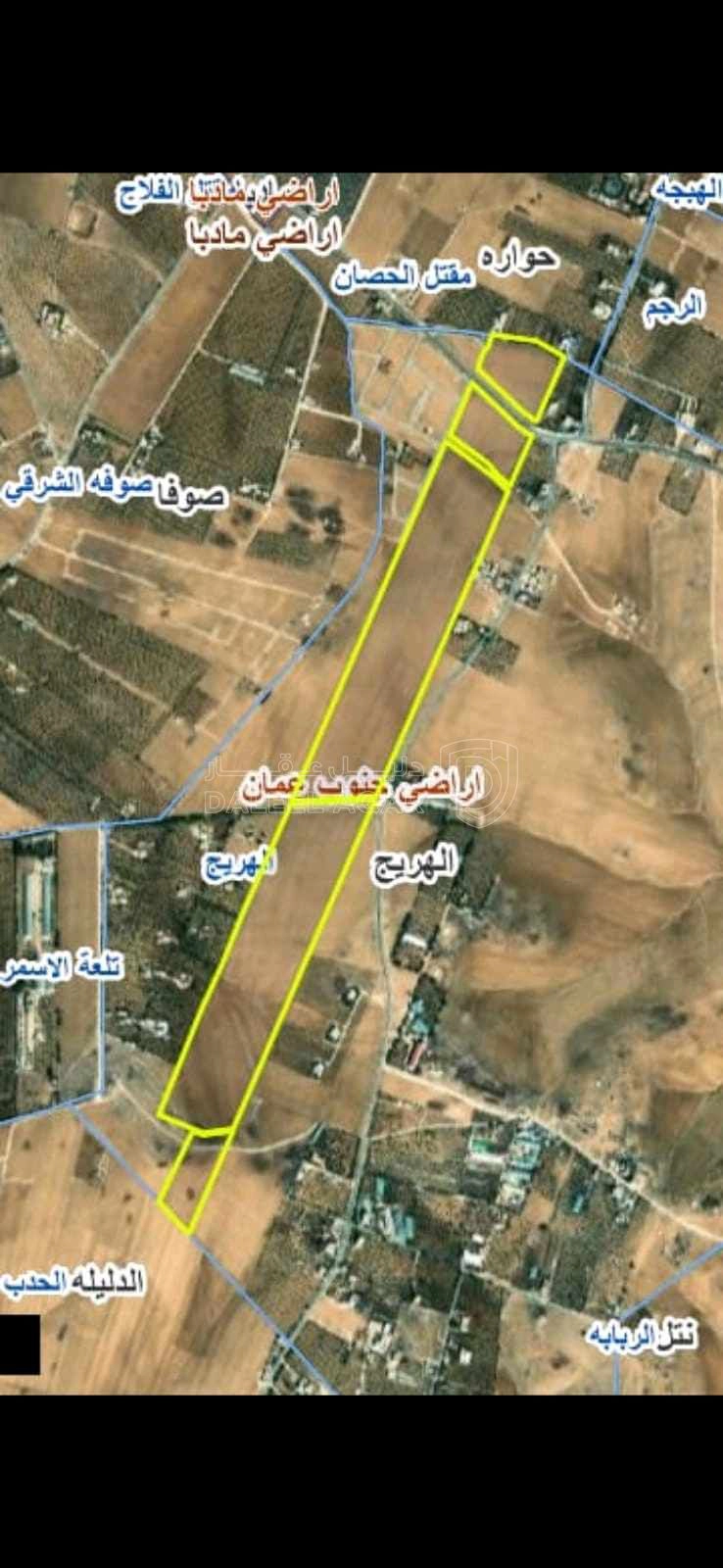 أرض في ارض للبيع ٢٧٠ دونم - 3,240,000 دأ - صورة 2