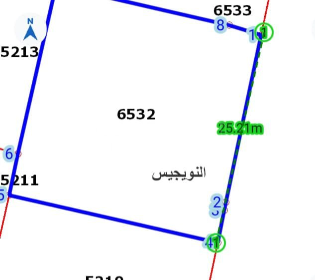 أرض في شرق عمان - قرية النويجيس - 320,000 دأ - صورة 1