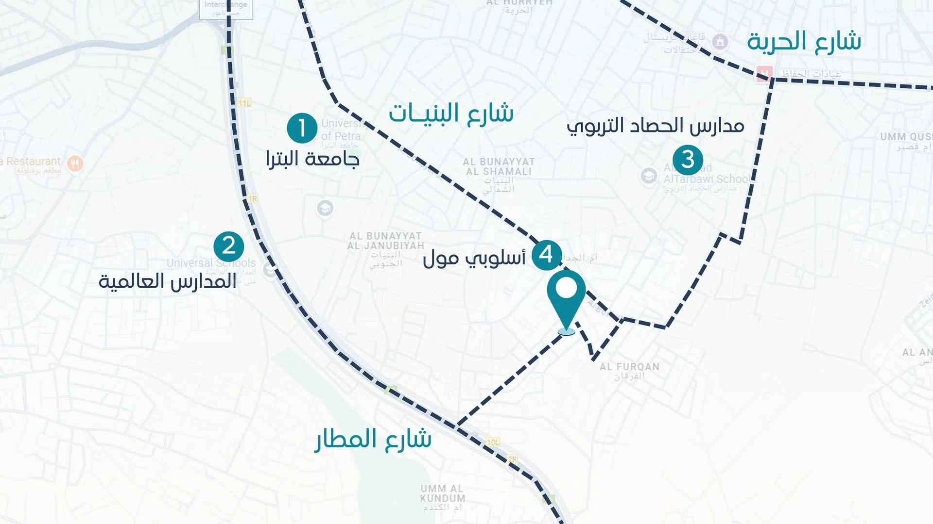 أرض في البنيات بالقرب من شارع البنيات - 92,000 دأ - صورة 1