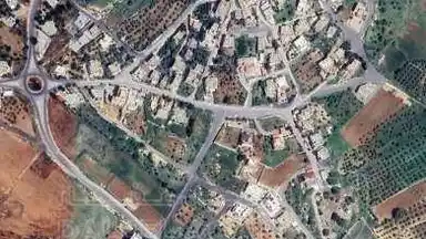 أرض - للبيع قطعة ارض غرب عمان بلال واجهه على الشارع - 200000 دأ