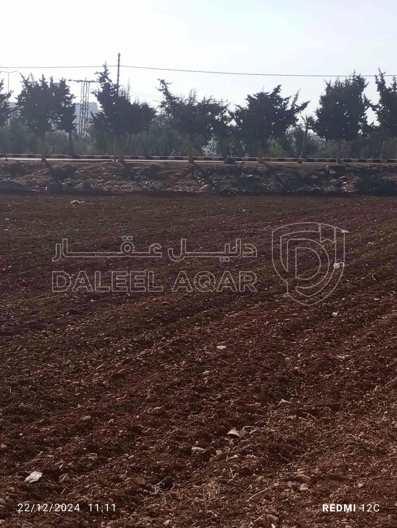 أرض في حسبان الشارع الرئيسي بعد البلديه - 220,000 دأ - صورة 1