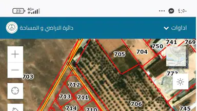أرض - خلف مزرعة الشيخ ابو سلطان الرواد مقابل طريق ايل - 2000 دأ