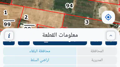 أرض في السلط  بيوضة الشرقية  - 75,000 دأ - صورة NaN