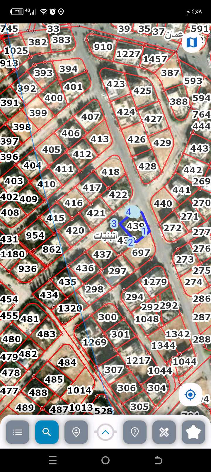 أرض في عمان البنيات شارع شهداء الاقصى بنايه 16 - 350,000 دأ - صورة 1
