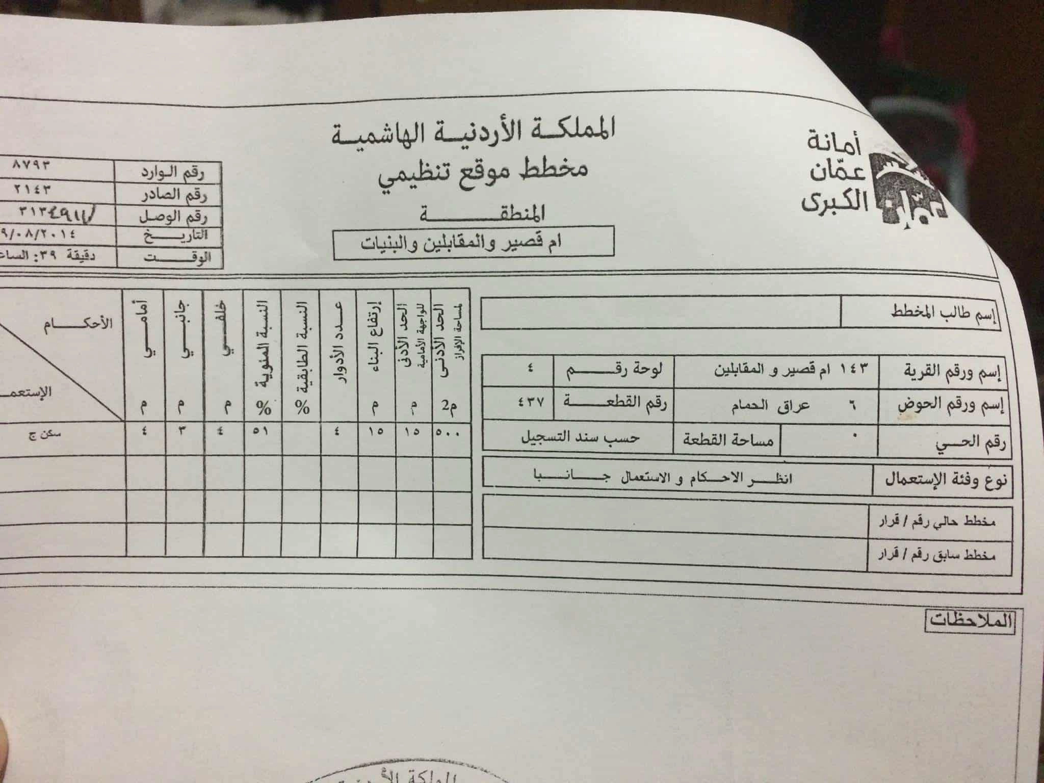 أرض في عمان البنيات قرب مدارس الحصاد التربوي  - 223,000 دأ - صورة 1