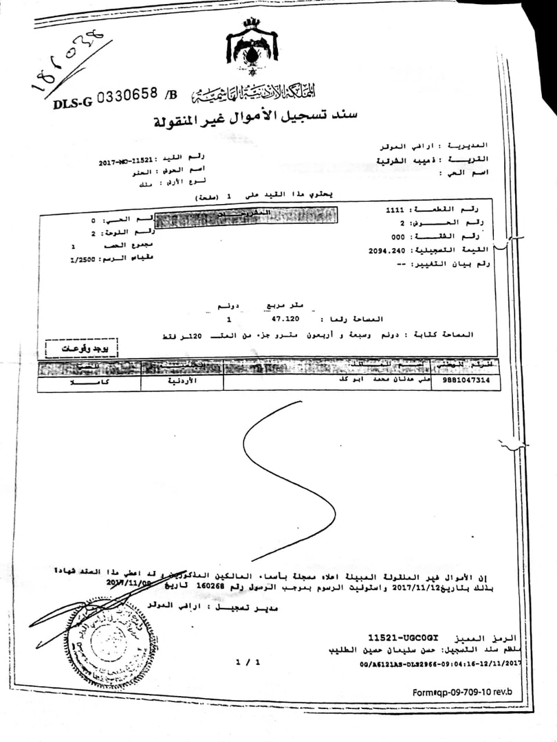 أرض في الذهيبة الشرقيه  - 24,000 دأ - صورة 1