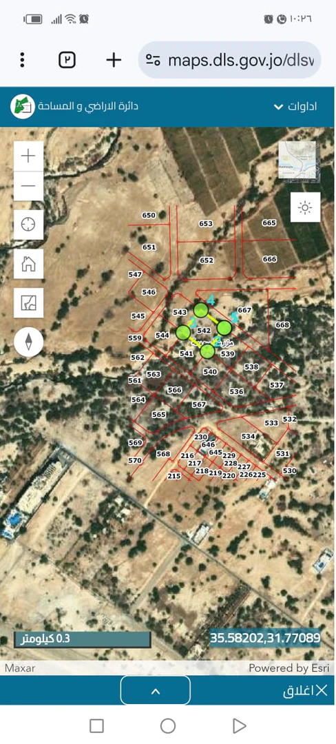 أرض في سويمة البحر الميت - 200,000 دأ - صورة 1