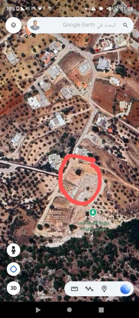 أرض في ارض الصبيحي بيوضه تصلح سكن أو شاليه أو بيت ريفي  - 33,500 دأ - صورة 1