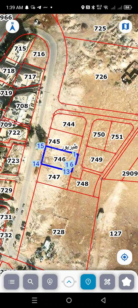 أرض في قطعة أرض بعمان-طبربور-عين رباط 3 - 86,850 دأ - صورة 1