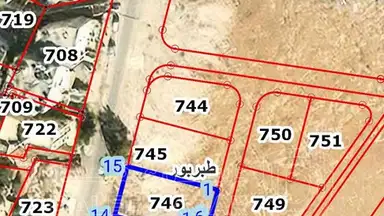 أرض - قطعة أرض بعمان-طبربور-عين رباط 3 - 86850 دأ