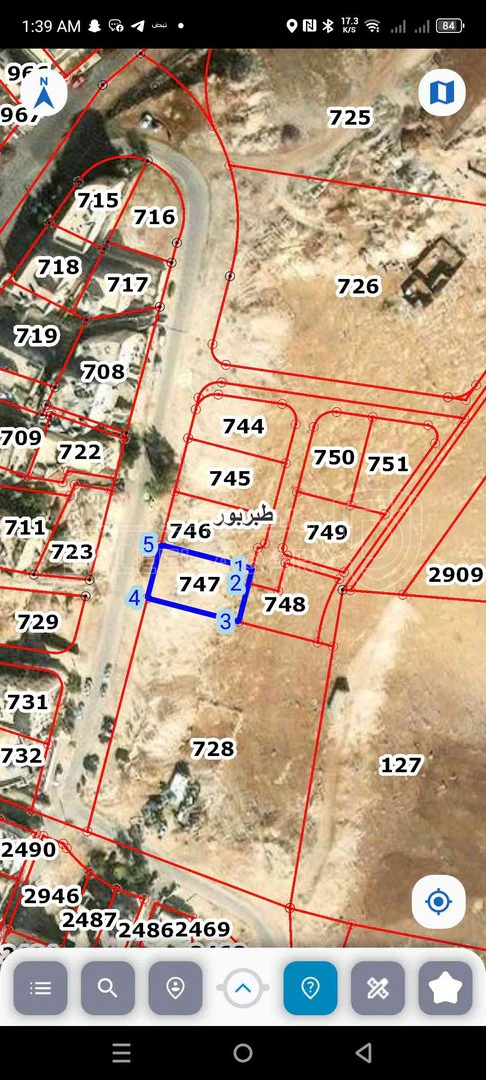 أرض في عمان-طبربور-عين رباط 3 - 83,700 دأ - صورة 1