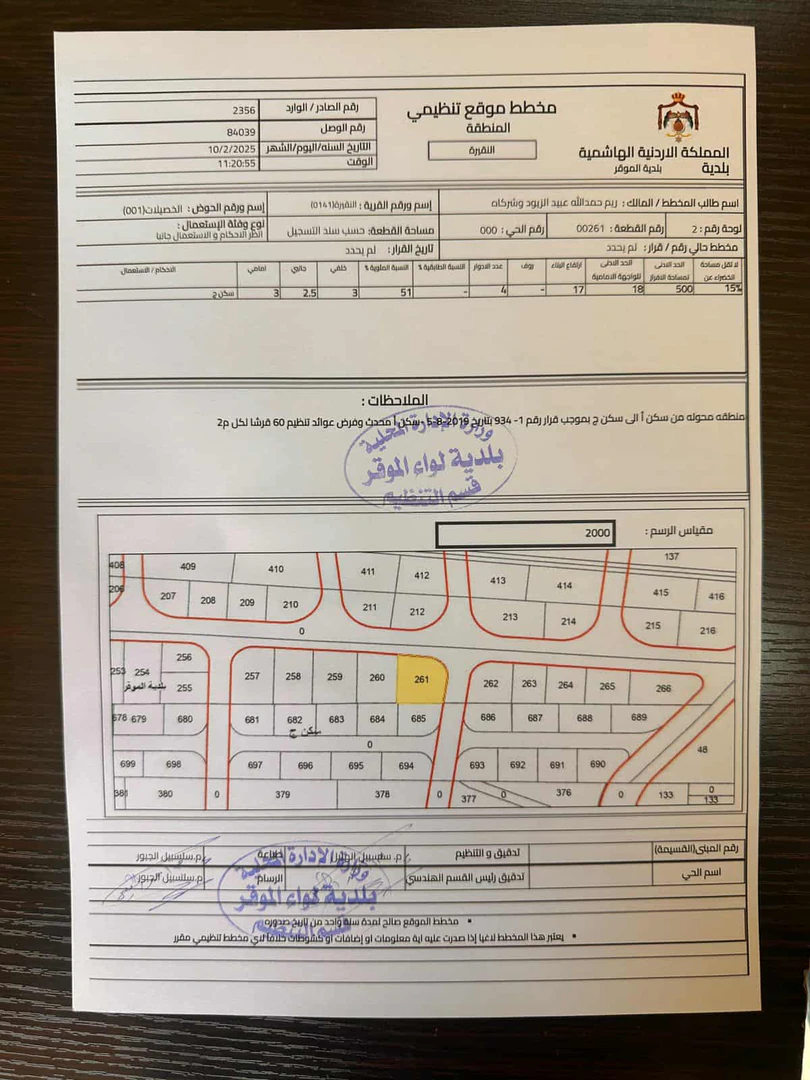 أرض في عمان الموقر سوق الحلال القديم نقيرة الخصيلات  - 32,000 دأ - صورة 1