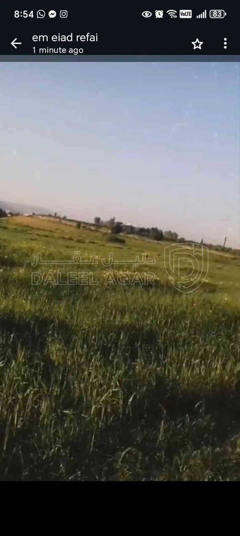 أرض في معبر الشيخ حسين - 30,000 دأ - صورة 1