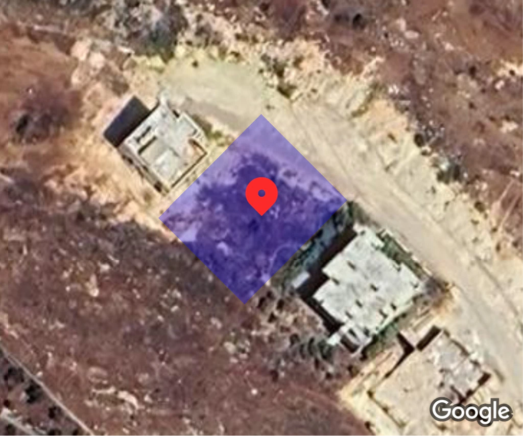 أرض في رجم الشوك الرفيعه  - 45,000 دأ - صورة 1