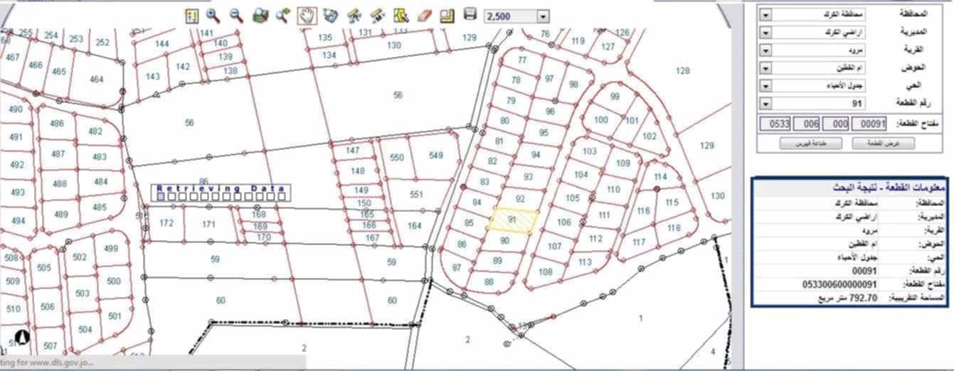أرض في الكرك المزار الجنوبي/الجعفريه الشرقيه  - 37,000 دأ - صورة 1