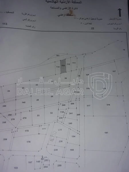 أرض في جرش - أرض للبيع في المصطبة، مساحتها 970 متر2 - 15,000 دأ - صورة 1