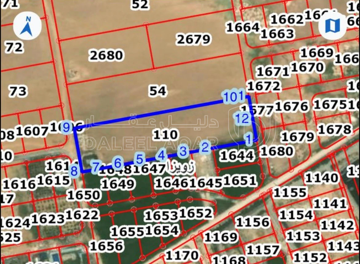 أرض في ارض للبيع في عمان تبعد 4 كم فقط عن جسر المطار  - 70,000 دأ - صورة 1