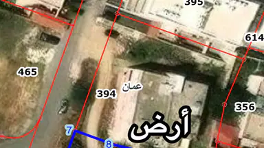 أرض - البنيات جسر مرج الحمام - 262500 دأ