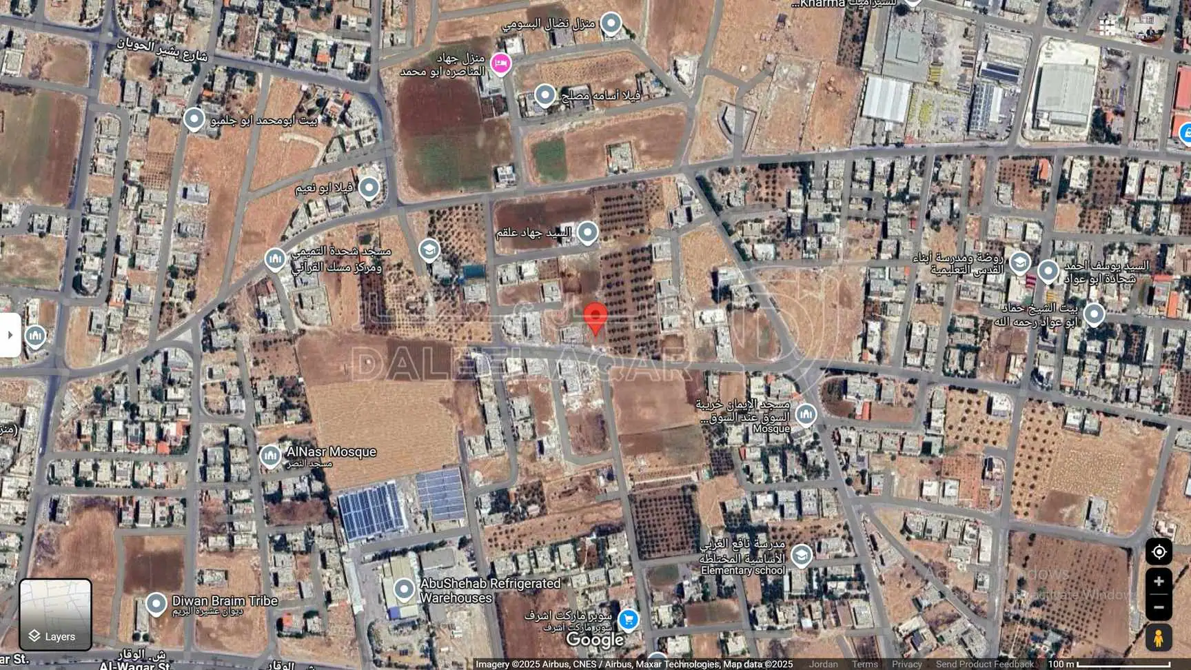 أرض في عمان قرية نافع الحنو الغربي - 60,000 دأ - صورة 1