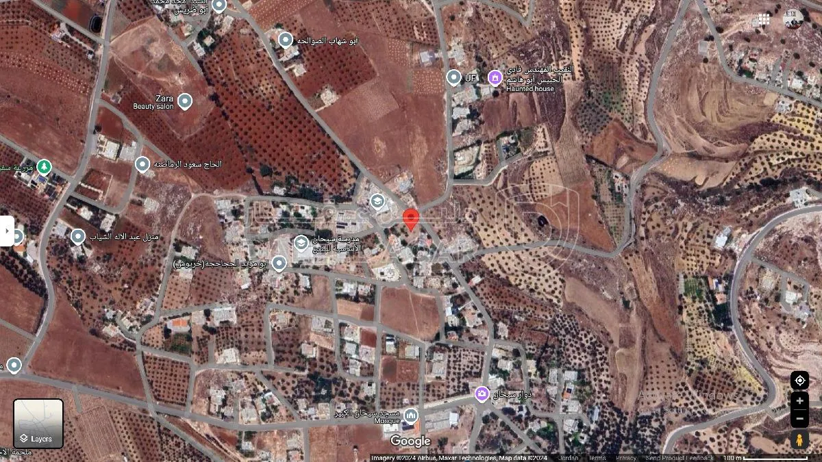 أرض في السلط قرية سيحان - 45,000 دأ - صورة 1