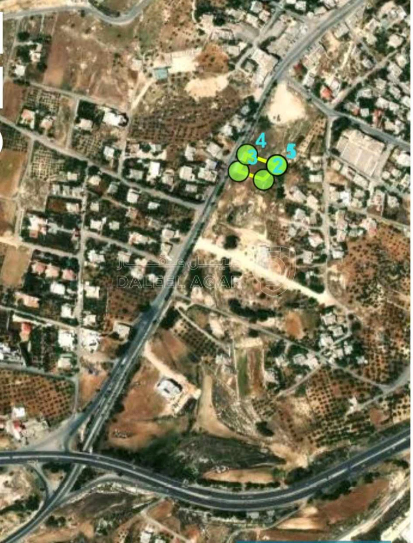 أرض في ناعور - العمرية - طريق البحر الميت - 250,000 دأ - صورة 1