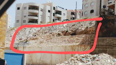 أرض في خلف محطة شحن السيارات الكهربائية شارع الكرامة - 60,000 دأ - صورة NaN