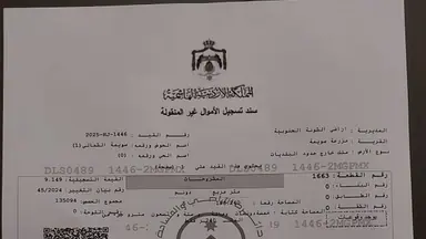 أرض - قطعة تجاري غرب الشارع الرئيسي للبحر الميت مباشرة - 320000 دأ