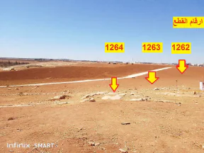 أرض في مادبا - بداية طريق ماعين الرئيسي خلف محطة بترول  - 122,500 دأ - صورة NaN