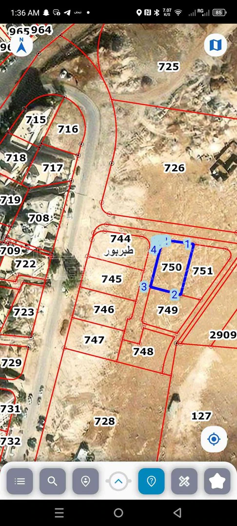 أرض في عمان-طبربور-عين رباط 3 - 71,120 دأ - صورة 1