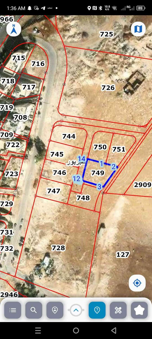 أرض في عمان-طبربور-عين رباط 3 - 76,440 دأ - صورة 1