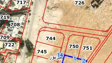أرض - عمان-طبربور-عين رباط 3 - 76440 دأ