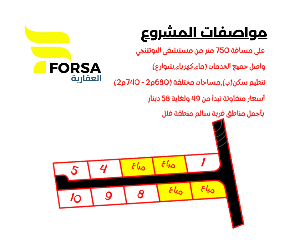 أرض في قرية سالم/ شاكر الجنوبي - 40,000 دأ - صورة 1