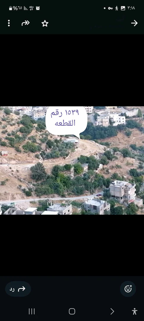 أرض في عمان الغربيه  - 90,000 دأ - صورة 1