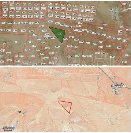 أرض في محافظة العاصمة -جنوب عمان- المشتى - 146,000 دأ - صورة 1