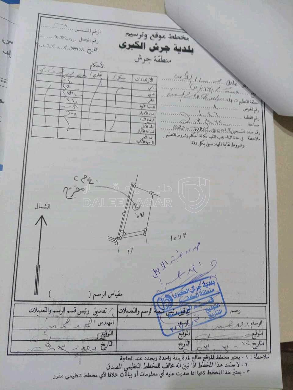 أرض في جرش العنيبة قرب عين التنور  - 50,000 دأ - صورة 1