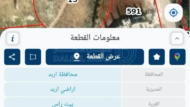 أرض - اربد/ بيت راس قرب مدرسة بيت راس الأساسية للبنات  - 55000 دأ